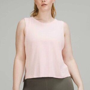 baby pink lululemon tank